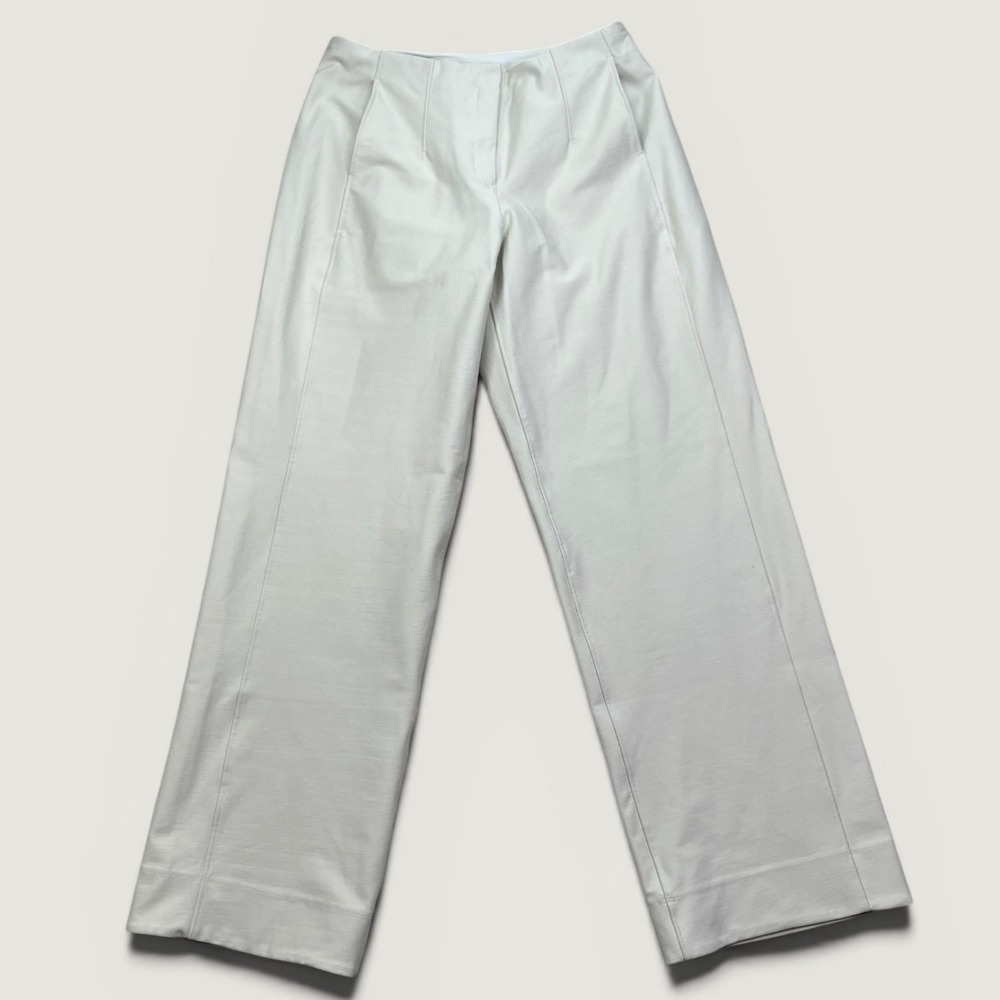 Lululemon Women 10 Smooth Fit Pull-On High-Rise Wide-Leg Pant Bone LW5FWYS